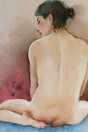 femme nue, vu sur le dos 
